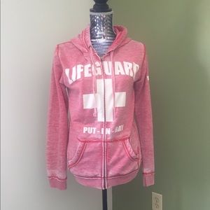 LIFEGUARD zip-up hoodie!